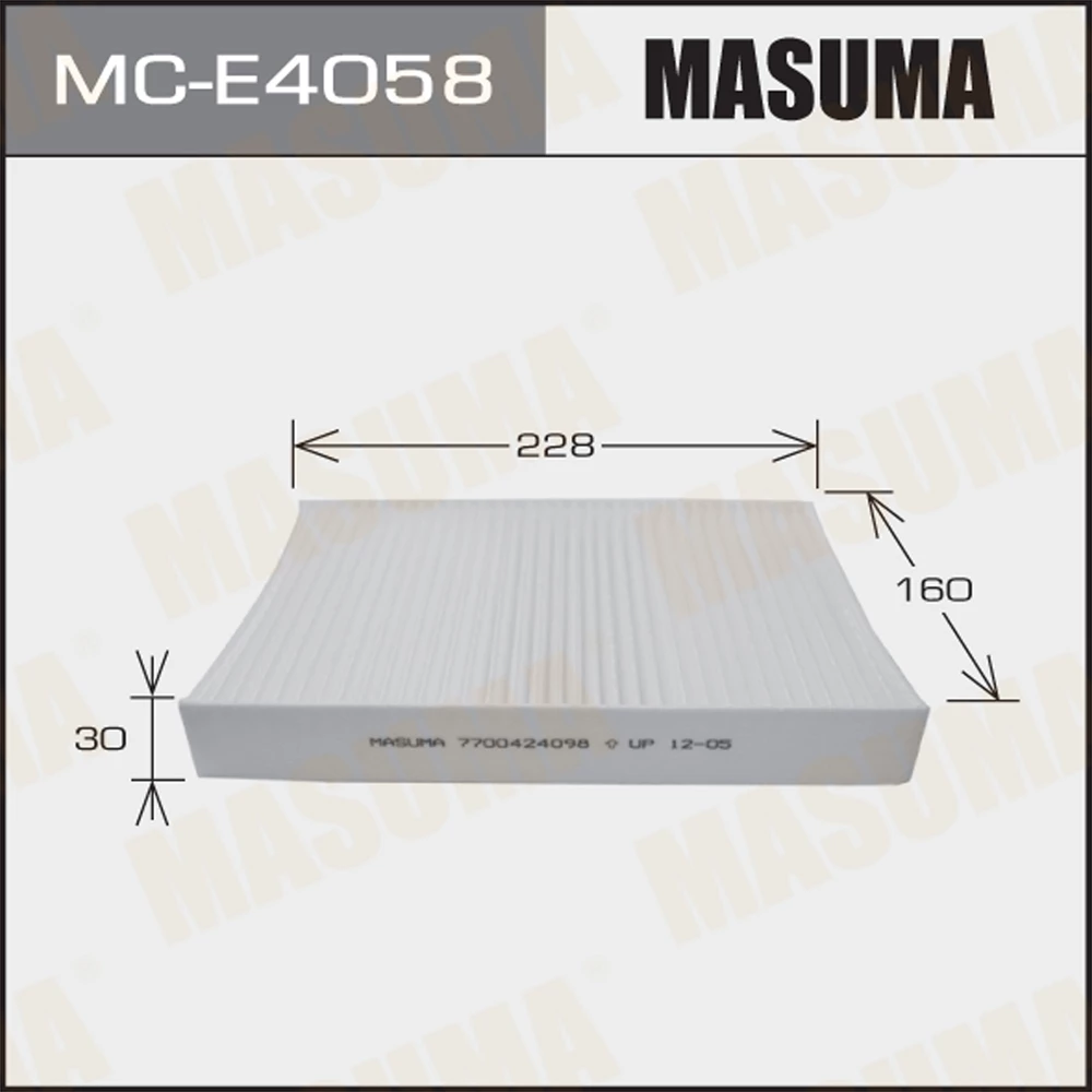 Фильтр салона Masuma MC-E4058