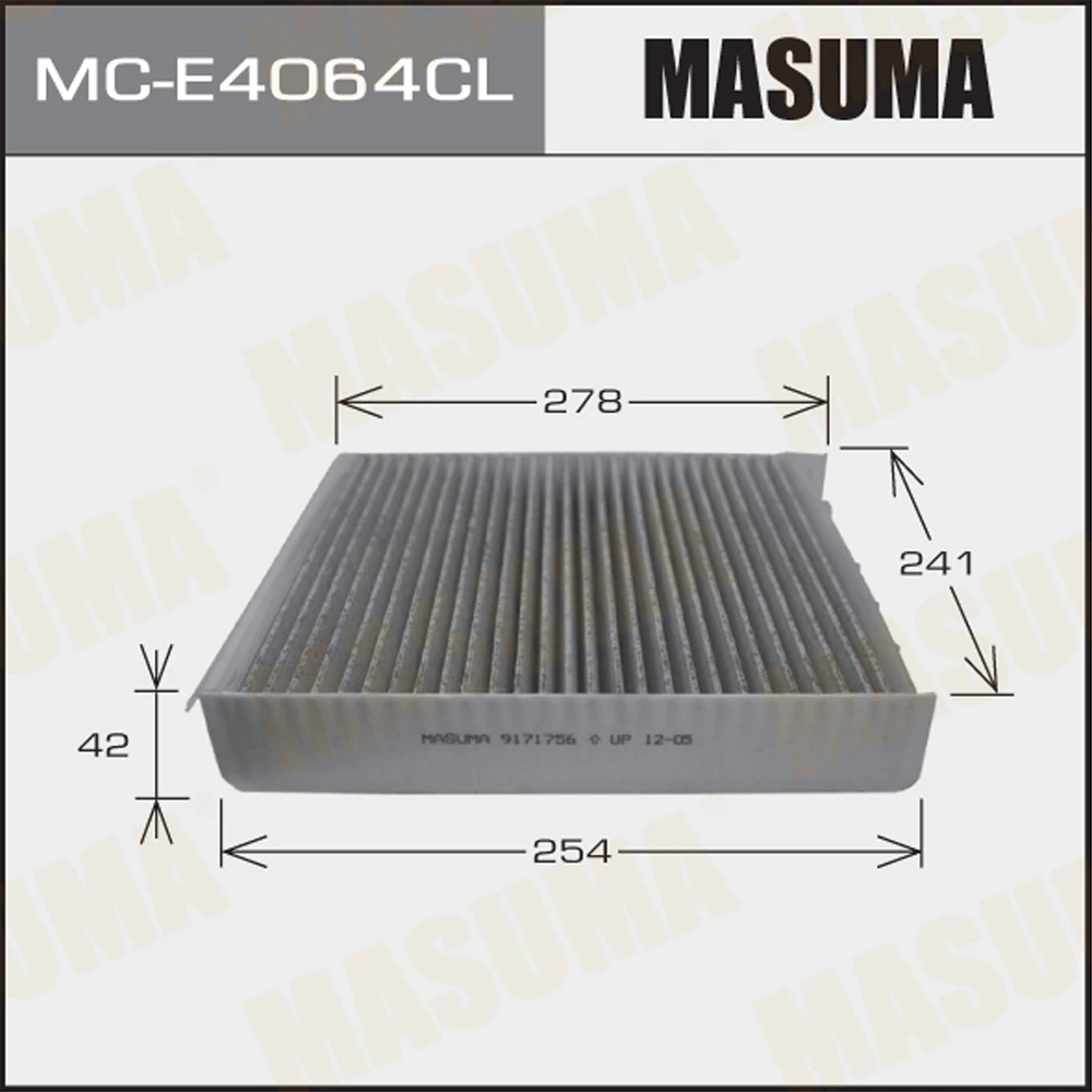 Фильтр салона Masuma MC-E4064CL