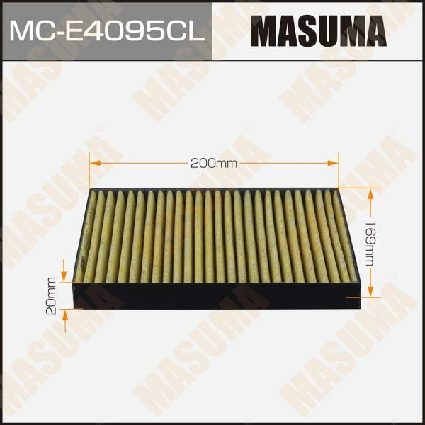 Фильтр салона угольный Masuma MC-E4095CL