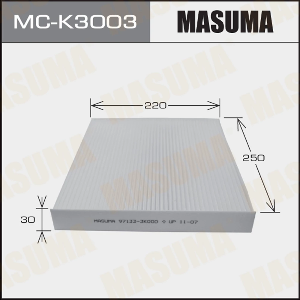Фильтр салона Masuma MC-K3003