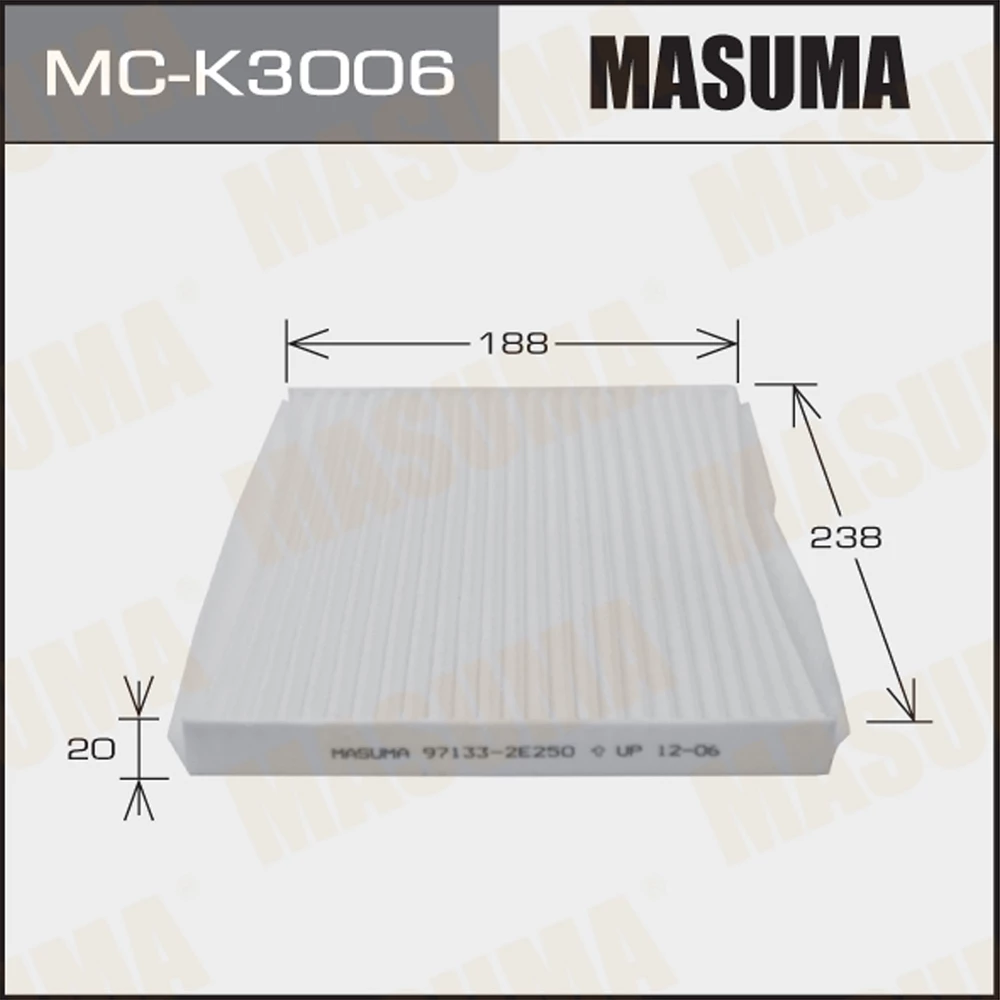 Фильтр салона Masuma MC-K3006