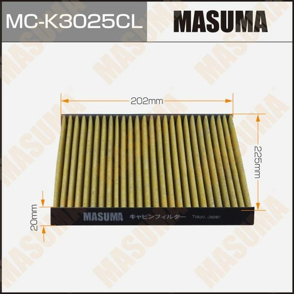 Фильтр салона угольный Masuma MC-K3025CL