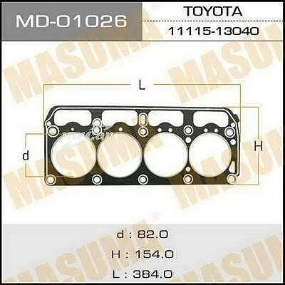 Прокладка ГБЦ Masuma MD-01026