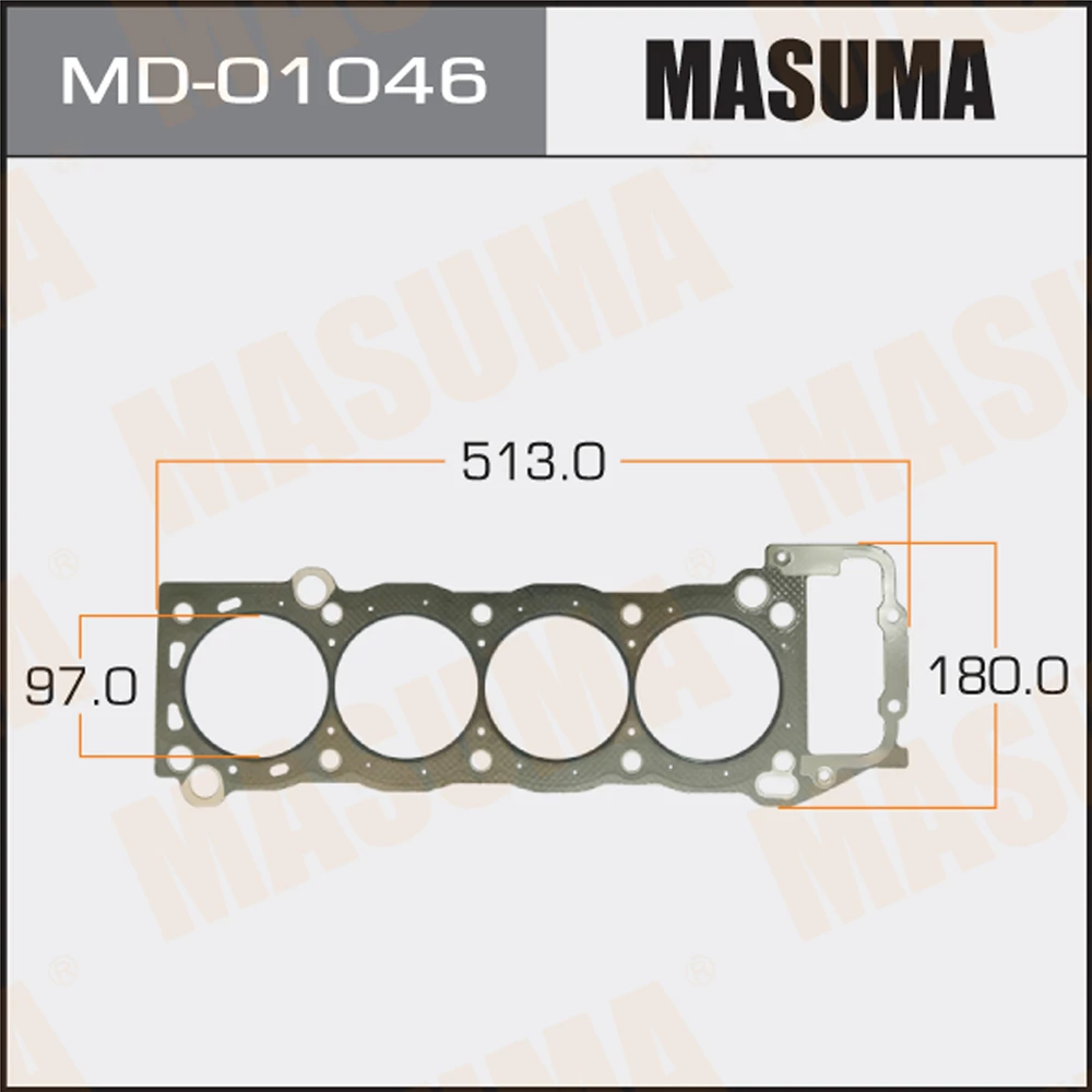 Прокладка ГБЦ Masuma MD-01046