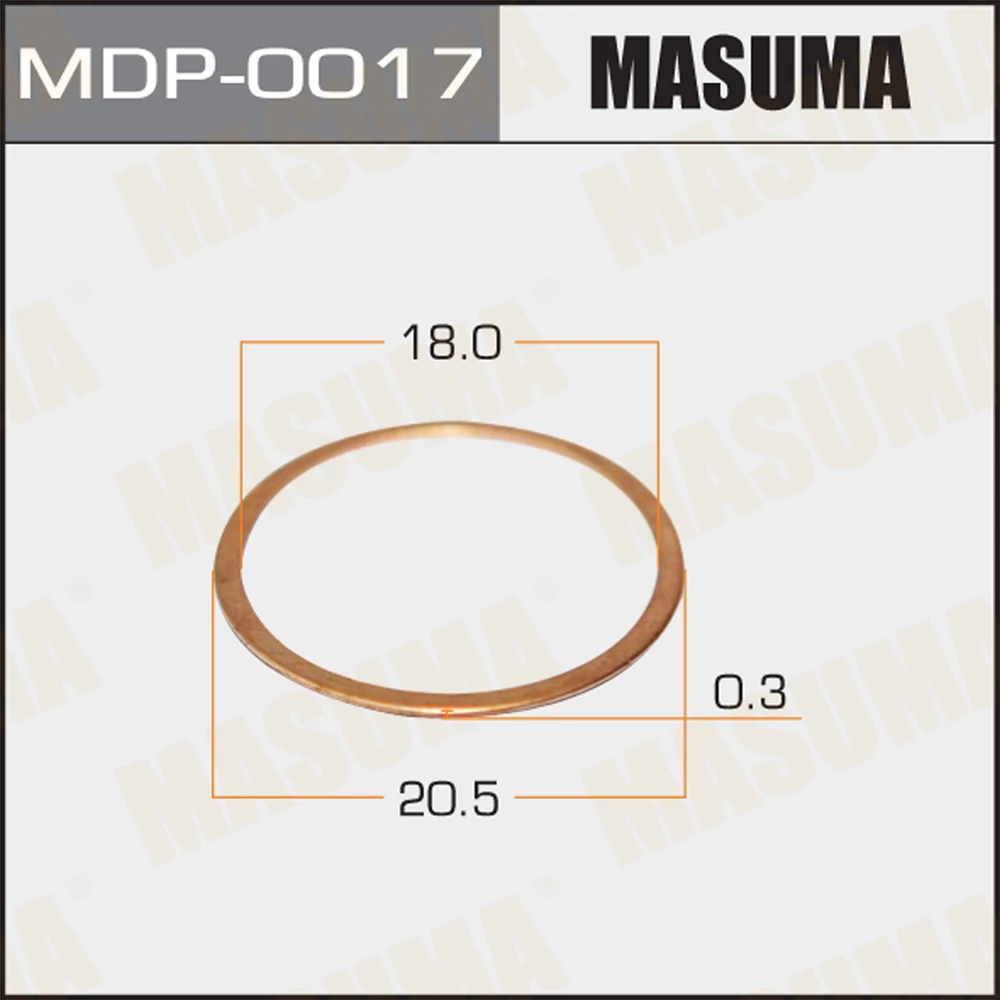 Шайбы для форсунок Masuma MDP-0017