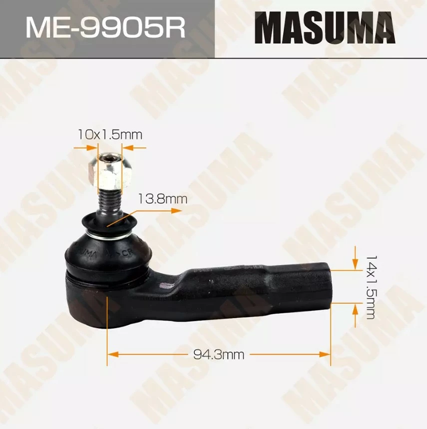 Наконечник рулевой тяги Mazda 2 03- RH Masuma ME-9905R