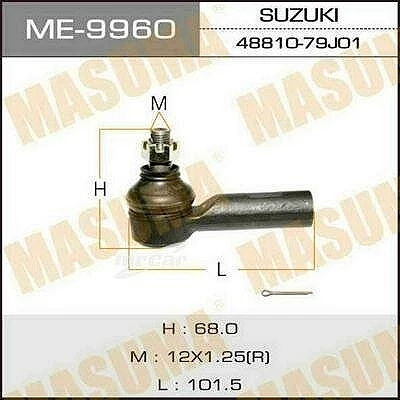 Наконечник рулевой тяги Masuma ME-9960