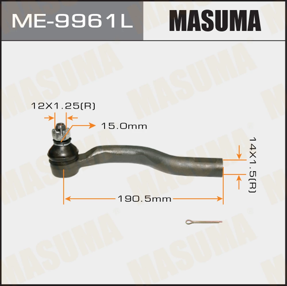 Наконечник рулевой тяги Masuma ME-9961L