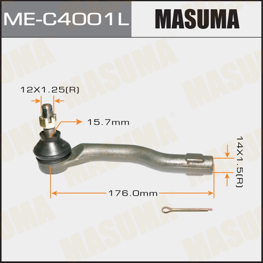 Наконечник рулевой тяги Masuma ME-C4001L