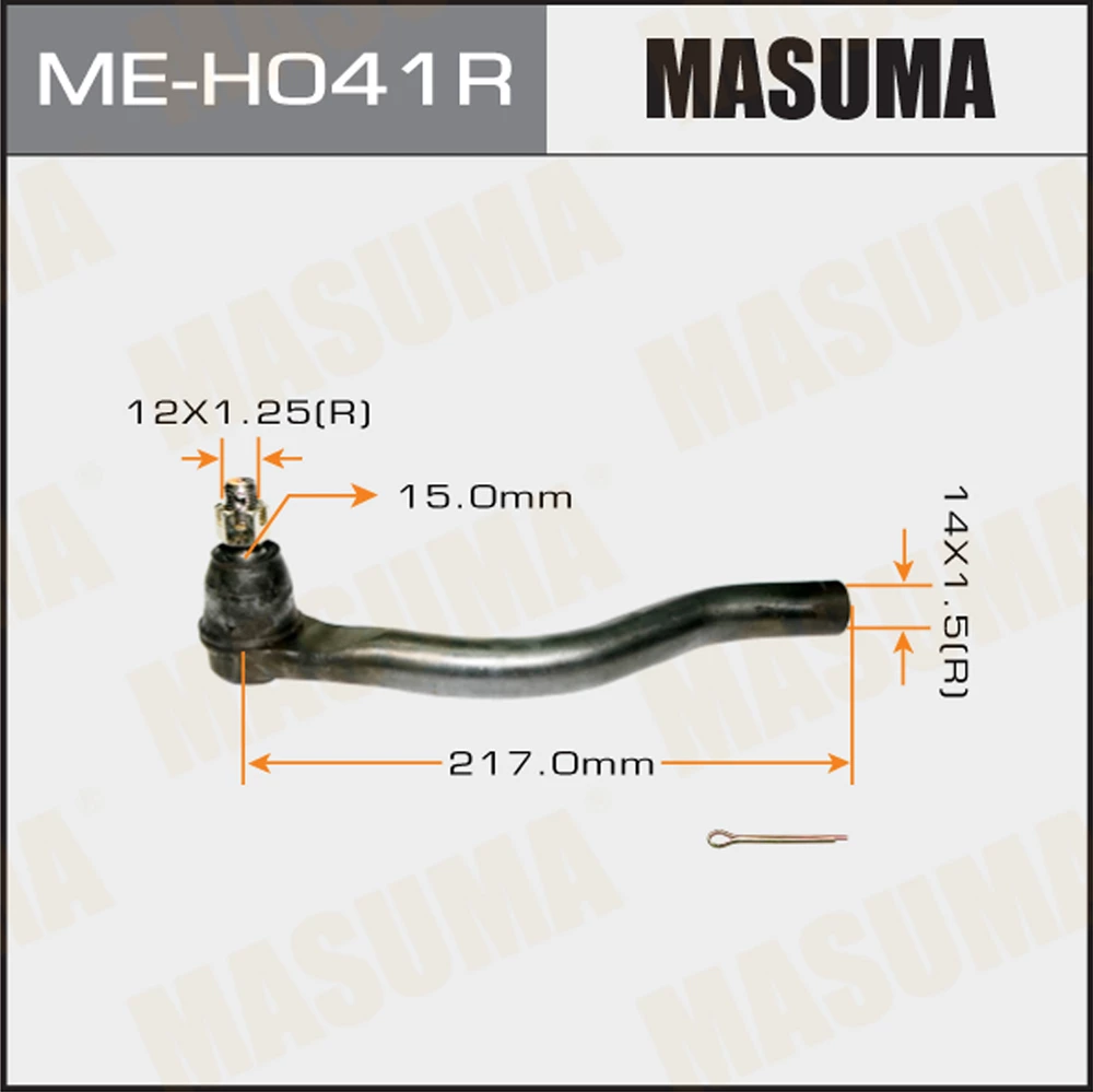 Наконечник рулевой тяги Masuma ME-H041R