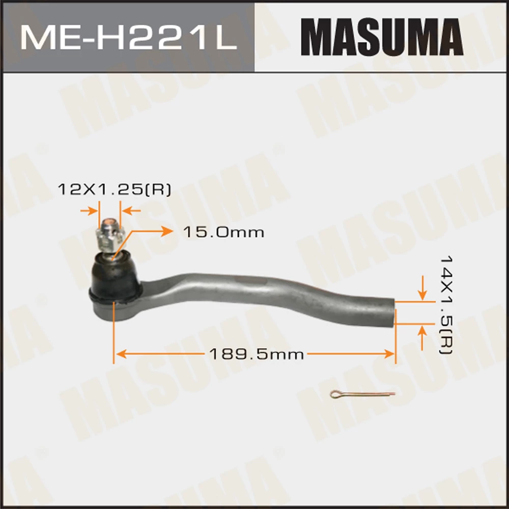 Наконечник рулевой тяги Masuma ME-H221L