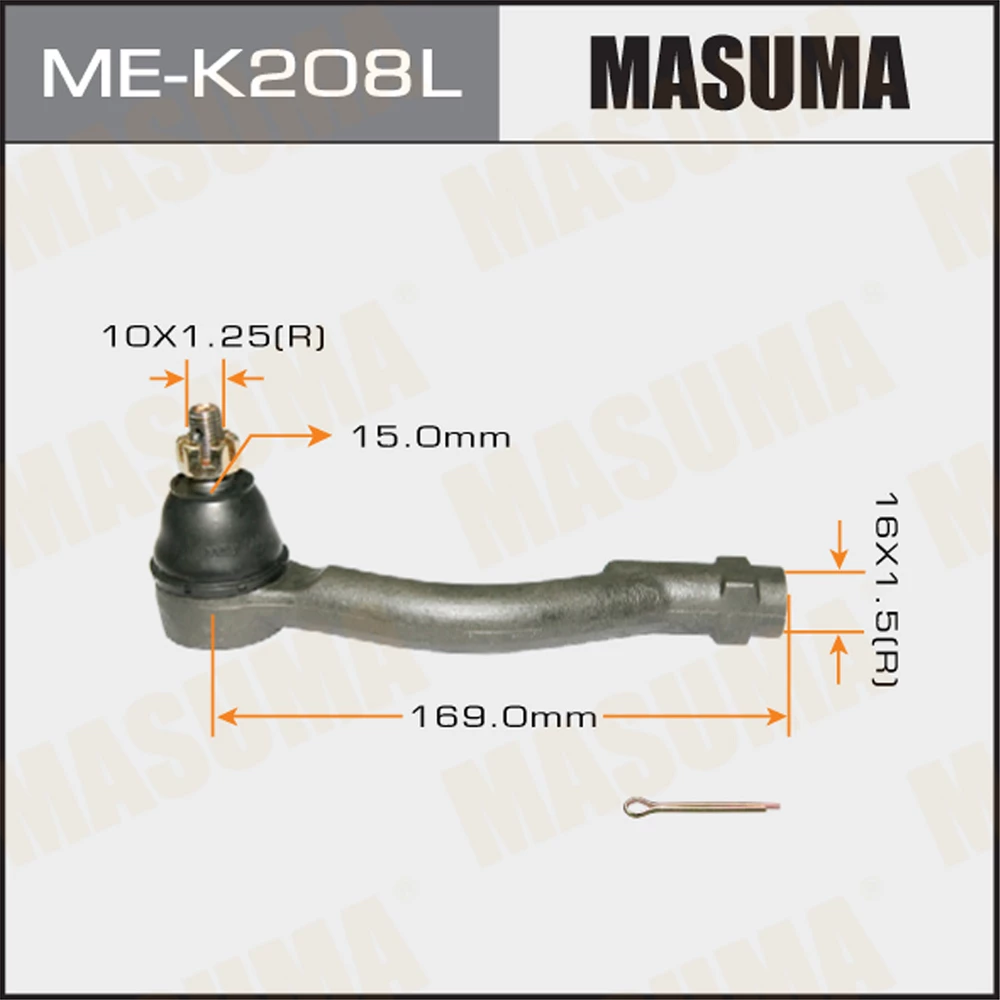 Наконечник рулевой тяги Masuma ME-K208L