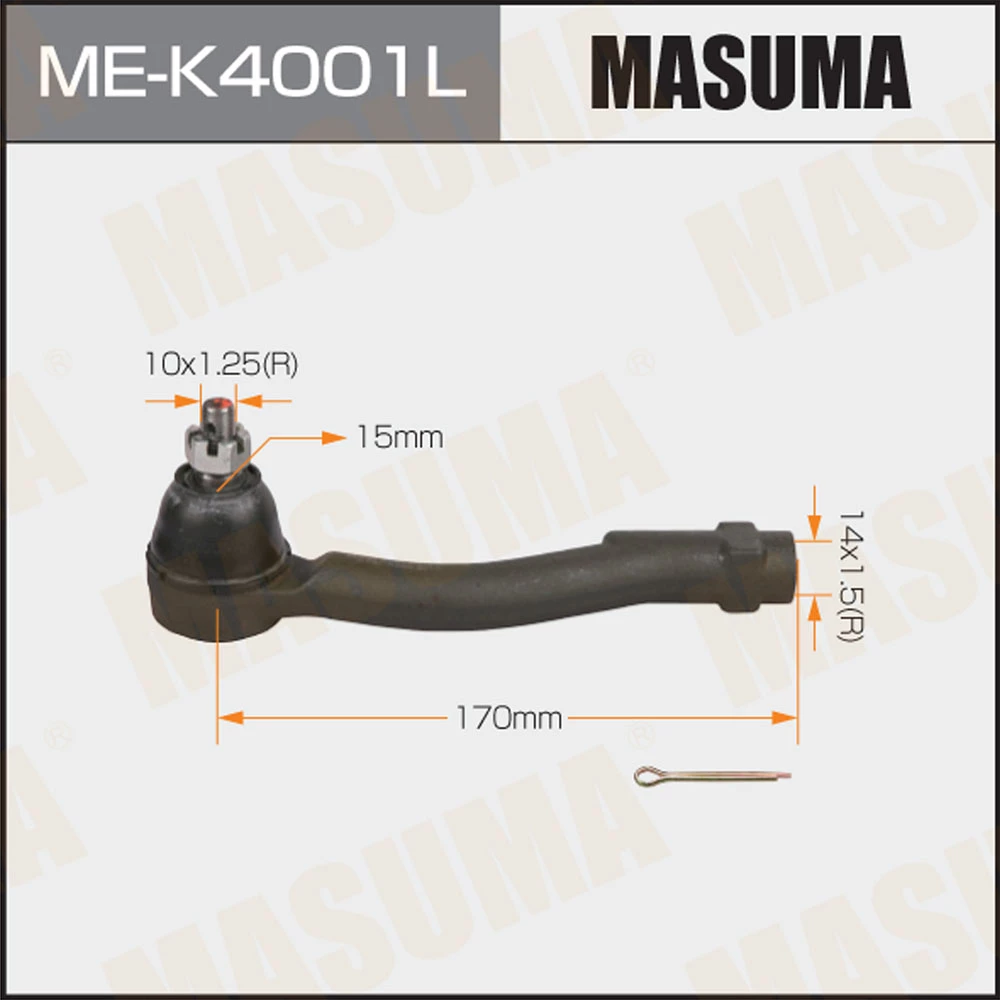 Наконечник рулевой тяги Masuma ME-K4001L