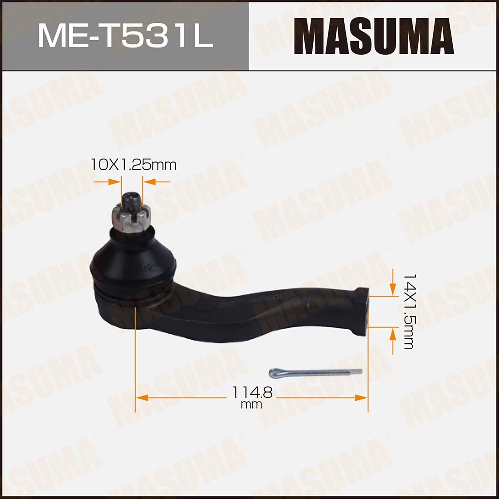 Наконечник рулевой тяги Masuma ME-T531L