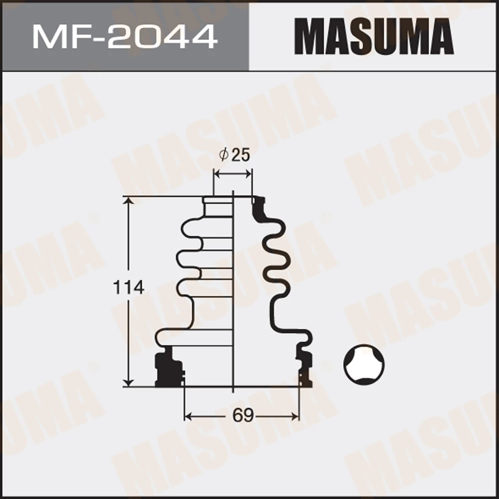 Пыльник ШРУСа Masuma MF-2044