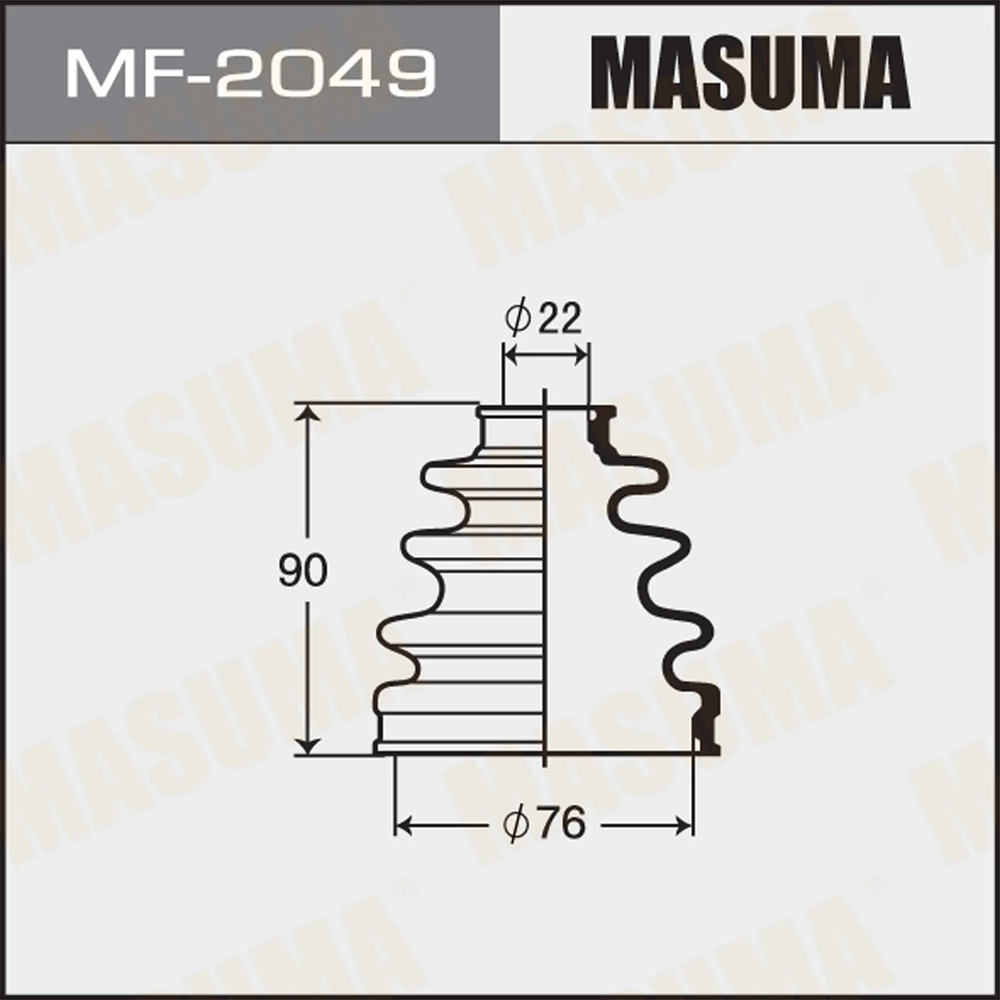 Пыльник ШРУСа Masuma MF-2049