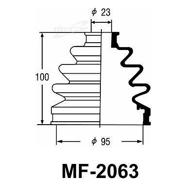 Пыльник ШРУСа Masuma MF-2063