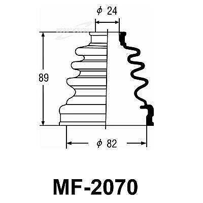 Пыльник ШРУСа Masuma MF-2070