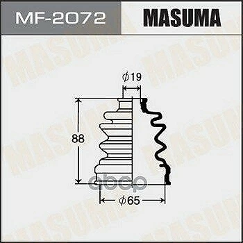 Пыльник ШРУСа Masuma MF-2072