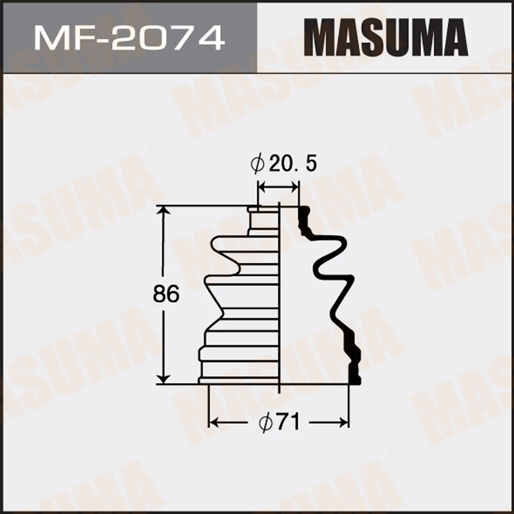 Пыльник ШРУСа Masuma MF-2074