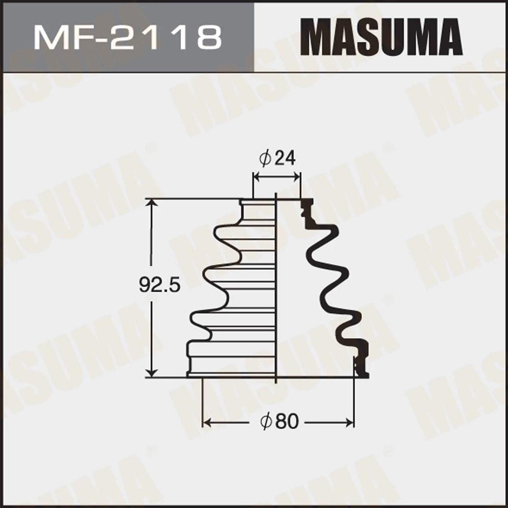 Пыльник ШРУСа Masuma MF-2118