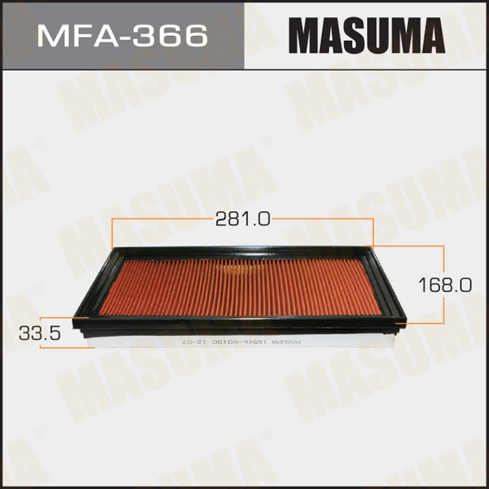 Фильтр воздушный Masuma MFA-366