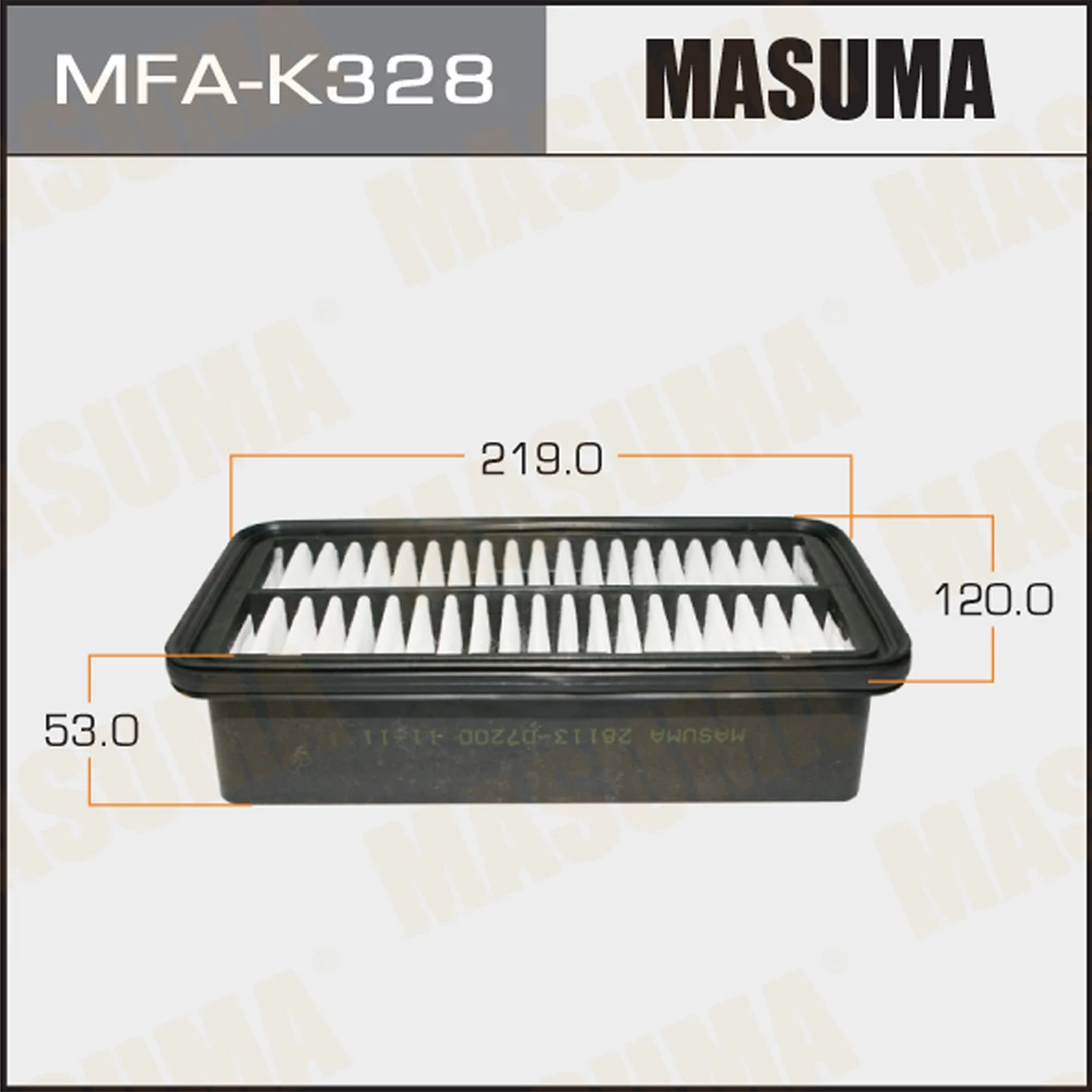 Фильтр воздушный Masuma MFA-K328