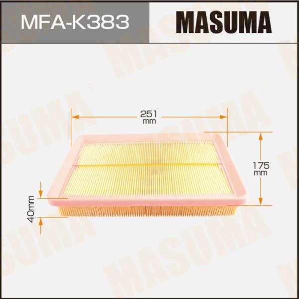 Фильтр воздушный Masuma MFA-K383