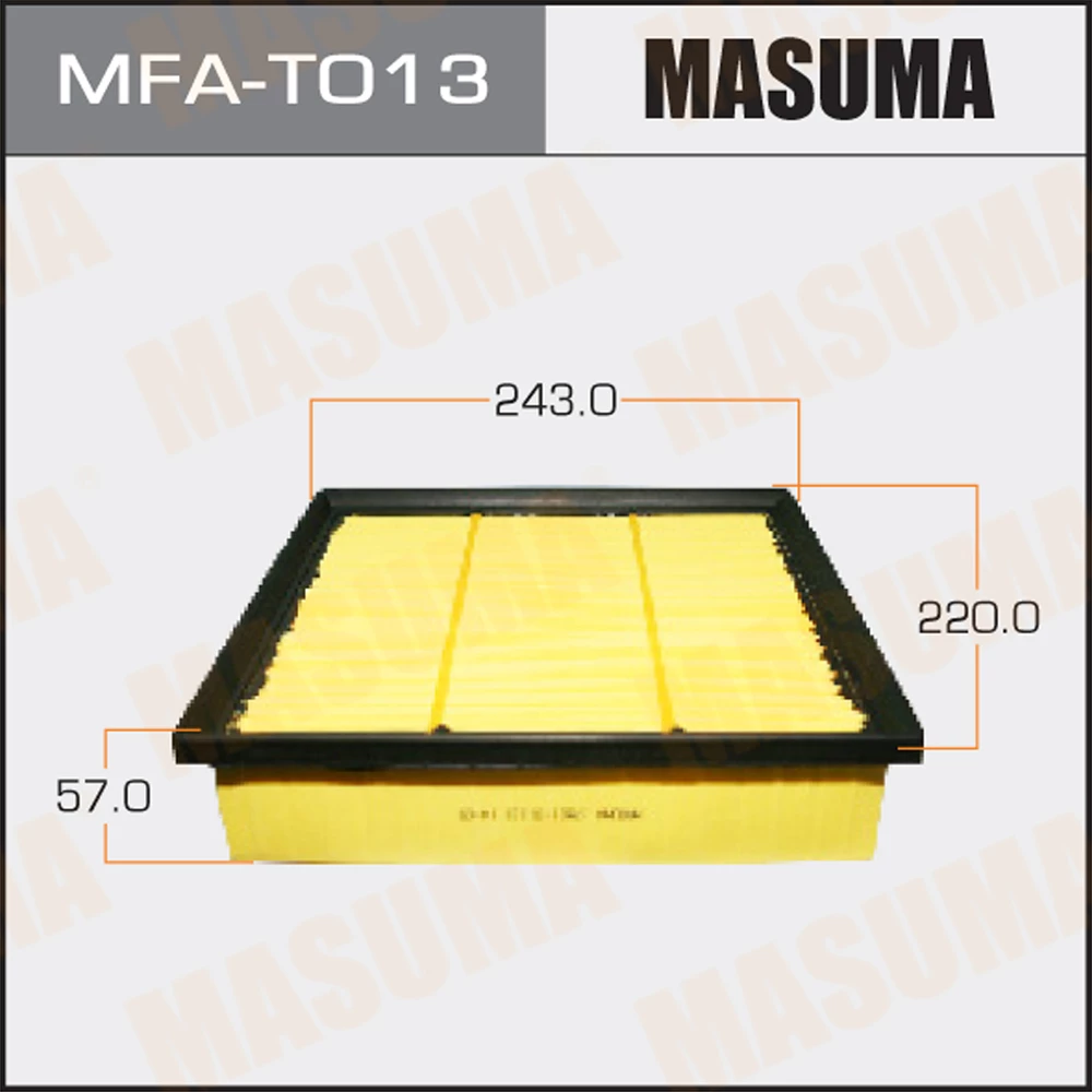 Фильтр воздушный Masuma MFA-T013