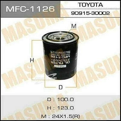 Фильтр масляный Masuma MFC-1126