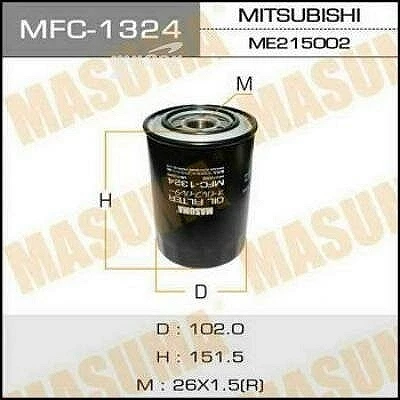 Фильтр масляный Masuma MFC-1324