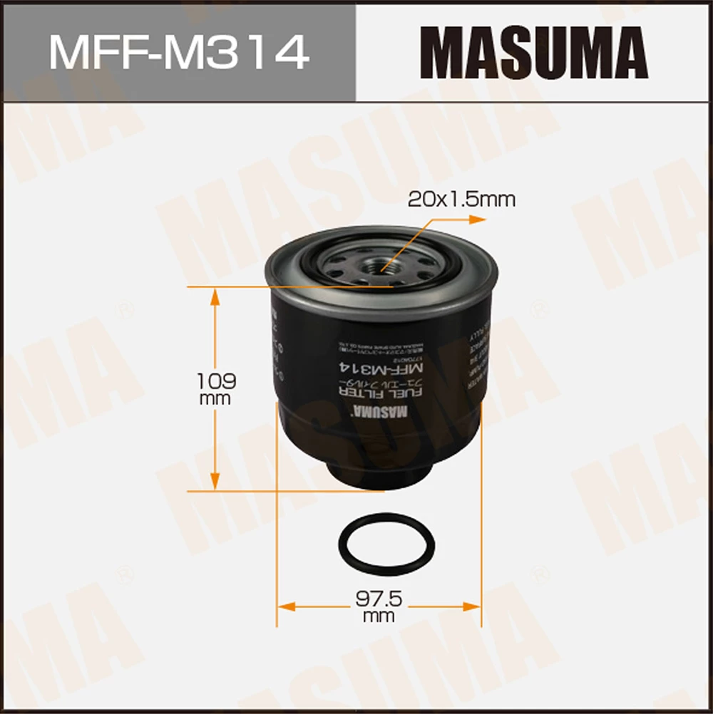 Фильтр топливный Masuma MFF-M314