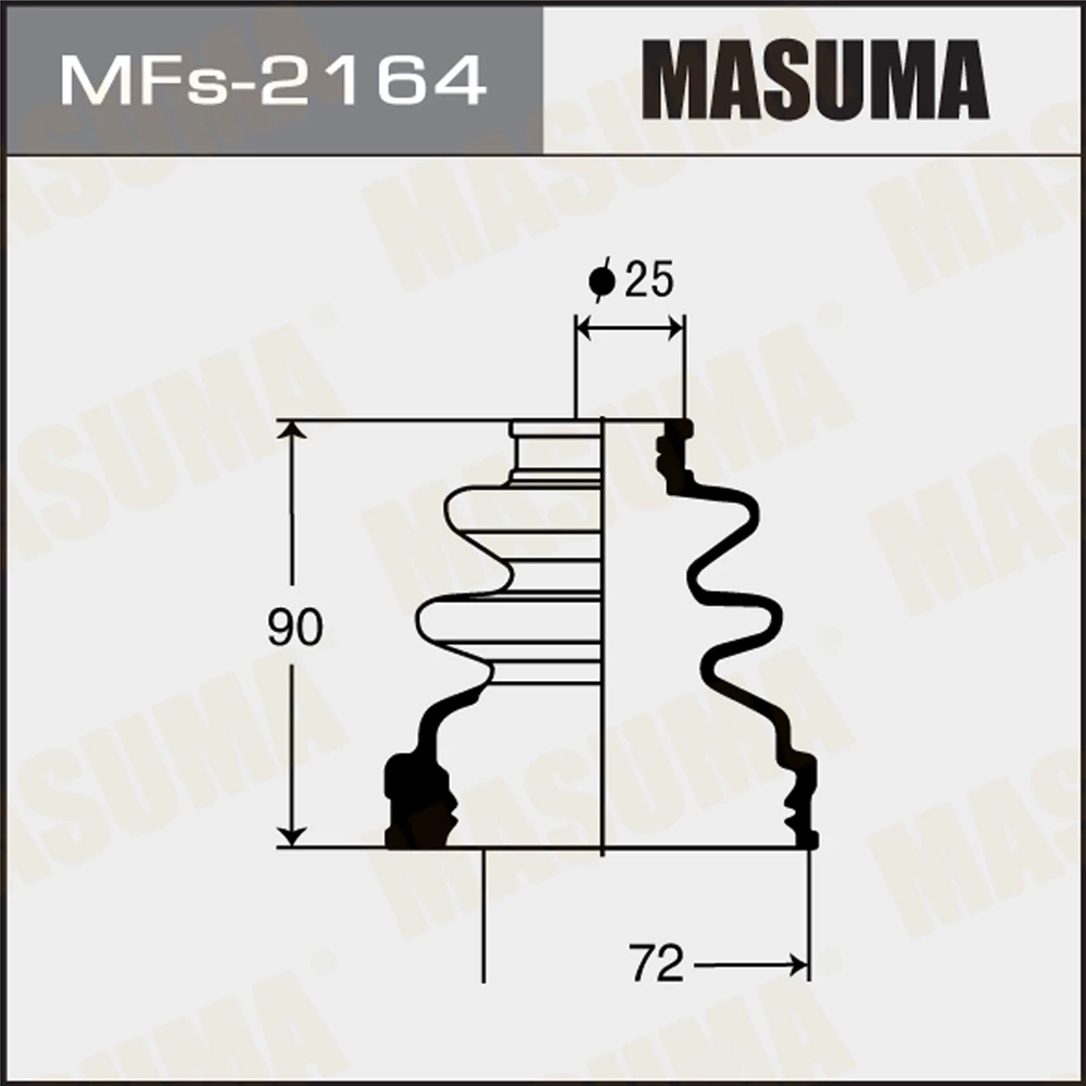 Пыльник ШРУСа Masuma MFs-2164