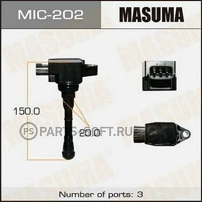 Катушка зажигания Masuma MIC-202
