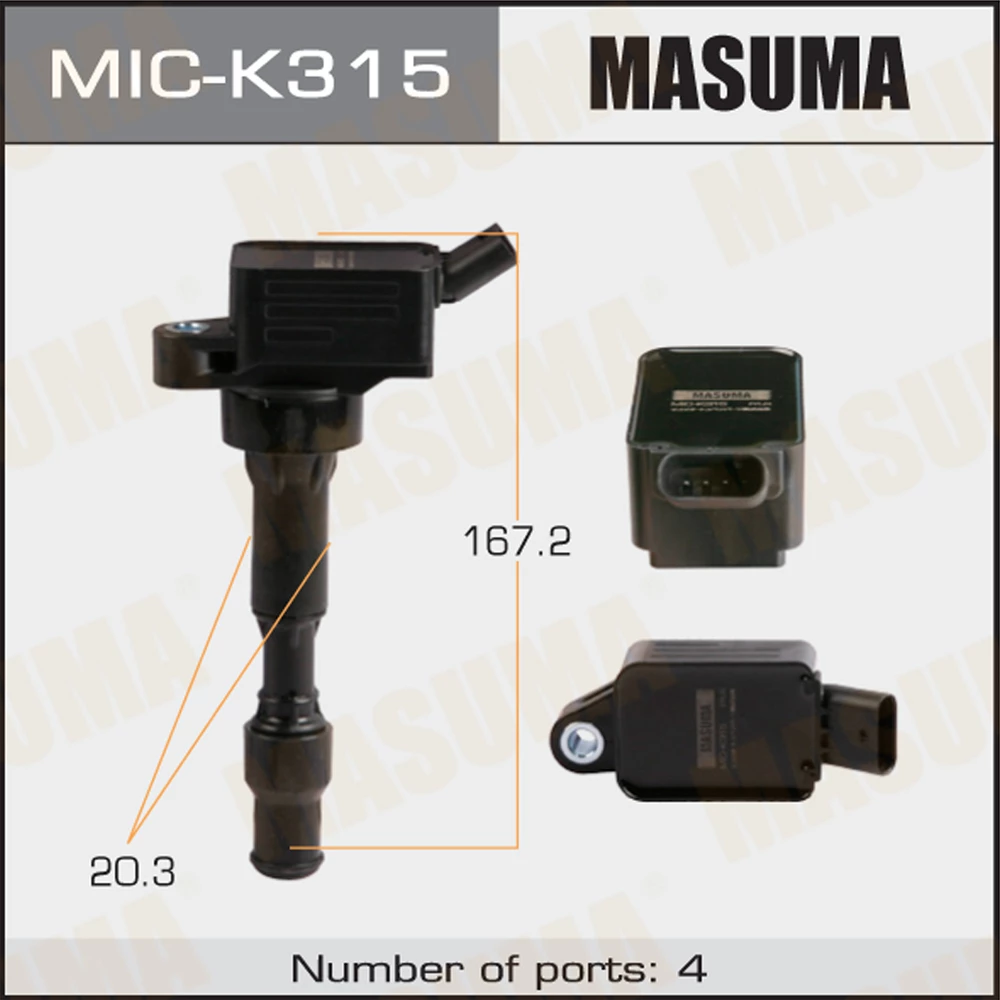 Катушка зажигания Masuma MIC-K315