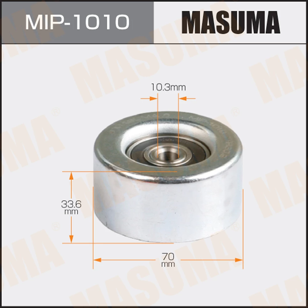 Ролик натяжителя ремня привода навесного оборудования Masuma MIP-1010