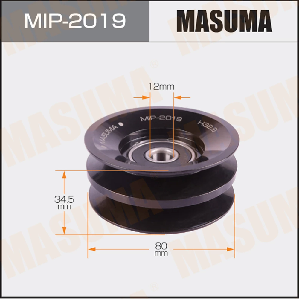 Ролик натяжителя ремня привода навесного оборудования Masuma MIP-2019