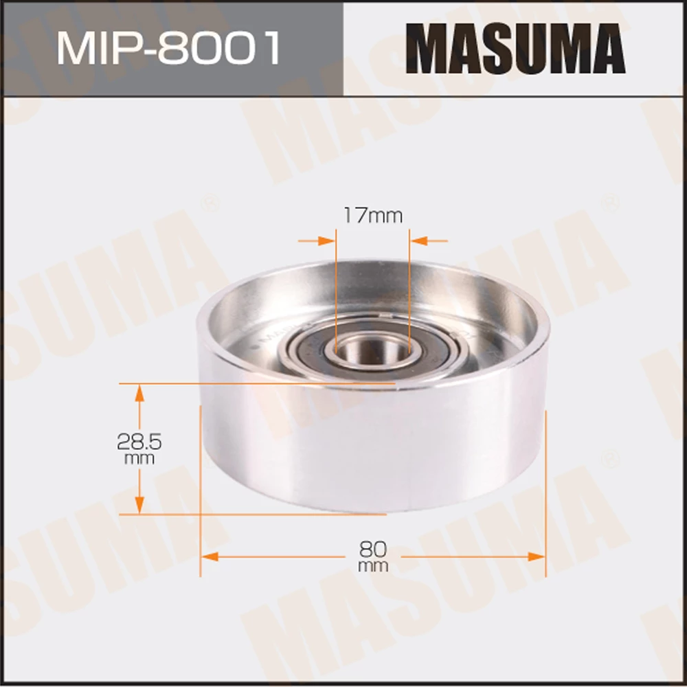 Ролик обводной ремня привода навесного оборудования Masuma MIP-8001