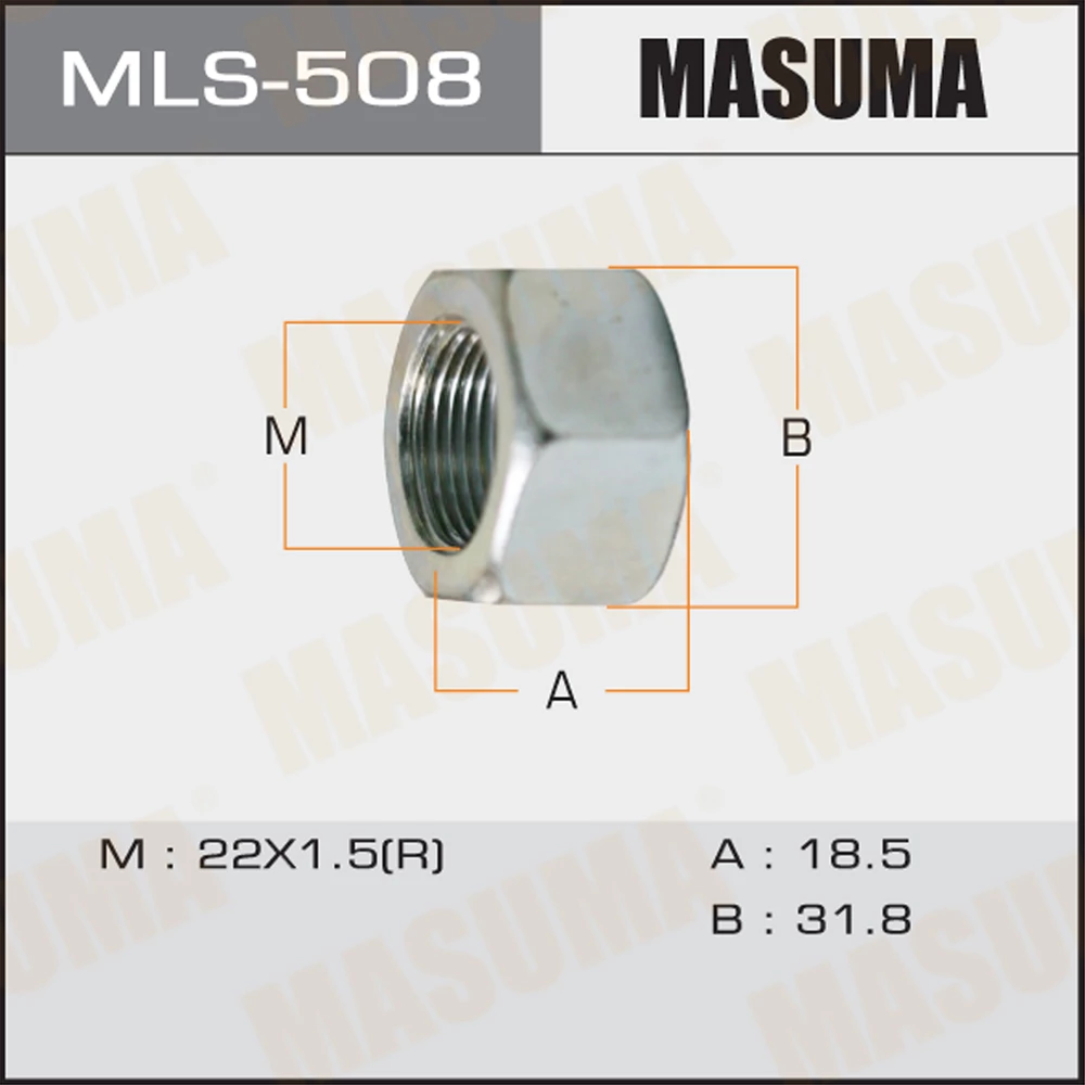 Гайка ШРУСа Masuma MLS-508