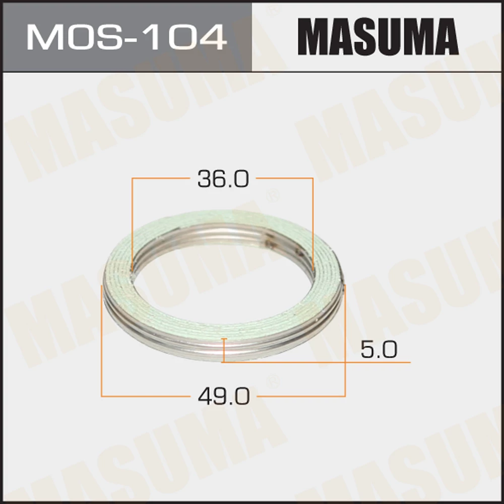 Кольцо глушителя Masuma MOS-104
