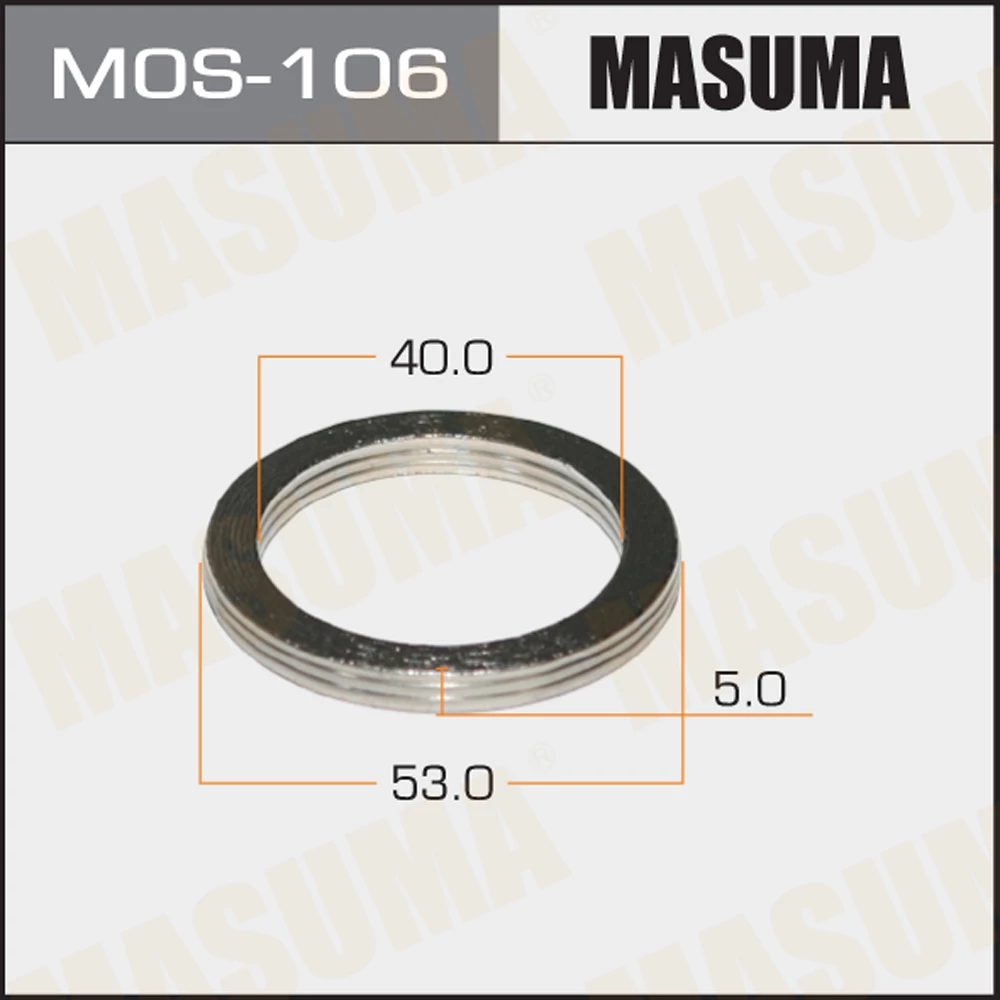Кольцо глушителя Masuma MOS-106