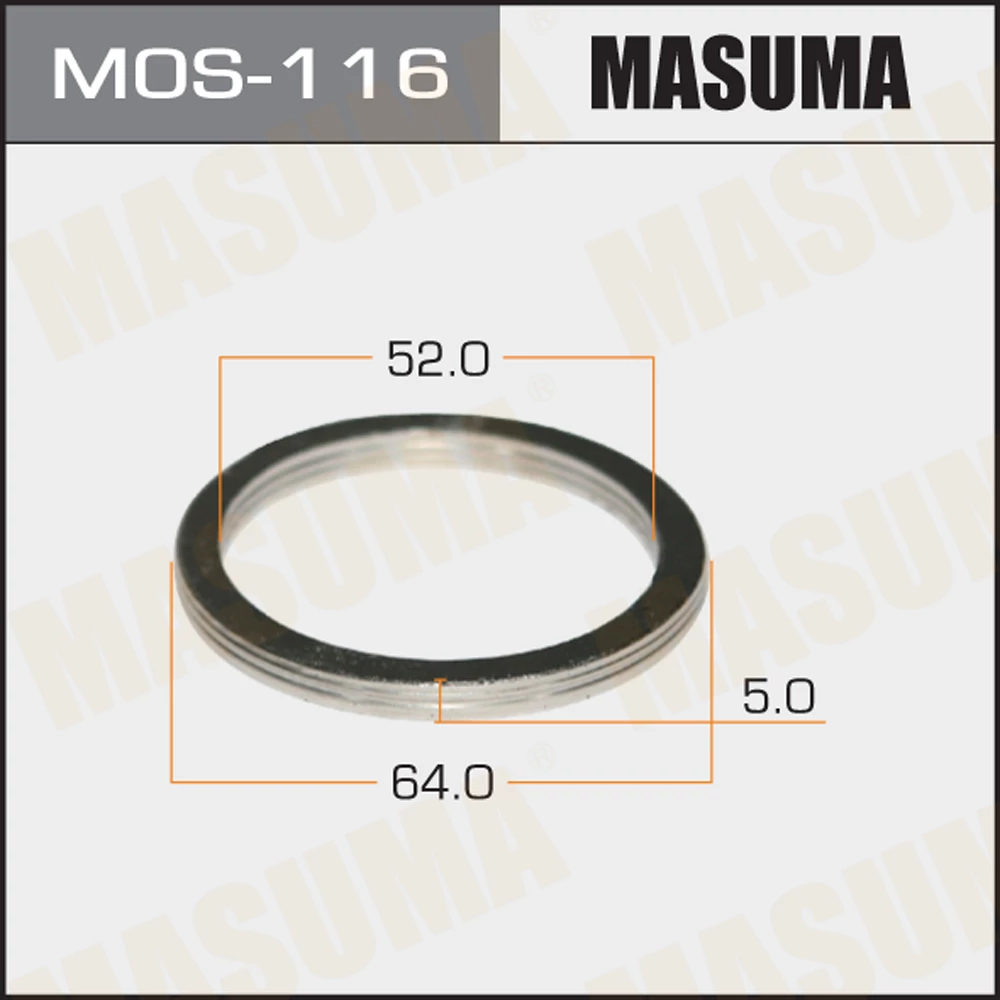 Кольцо глушителя Masuma MOS-116