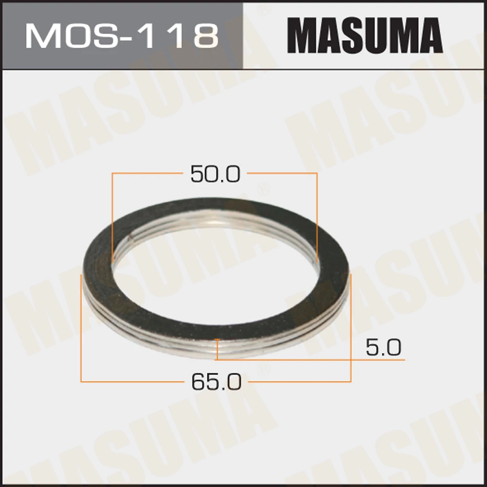 Кольцо глушителя Masuma MOS-118