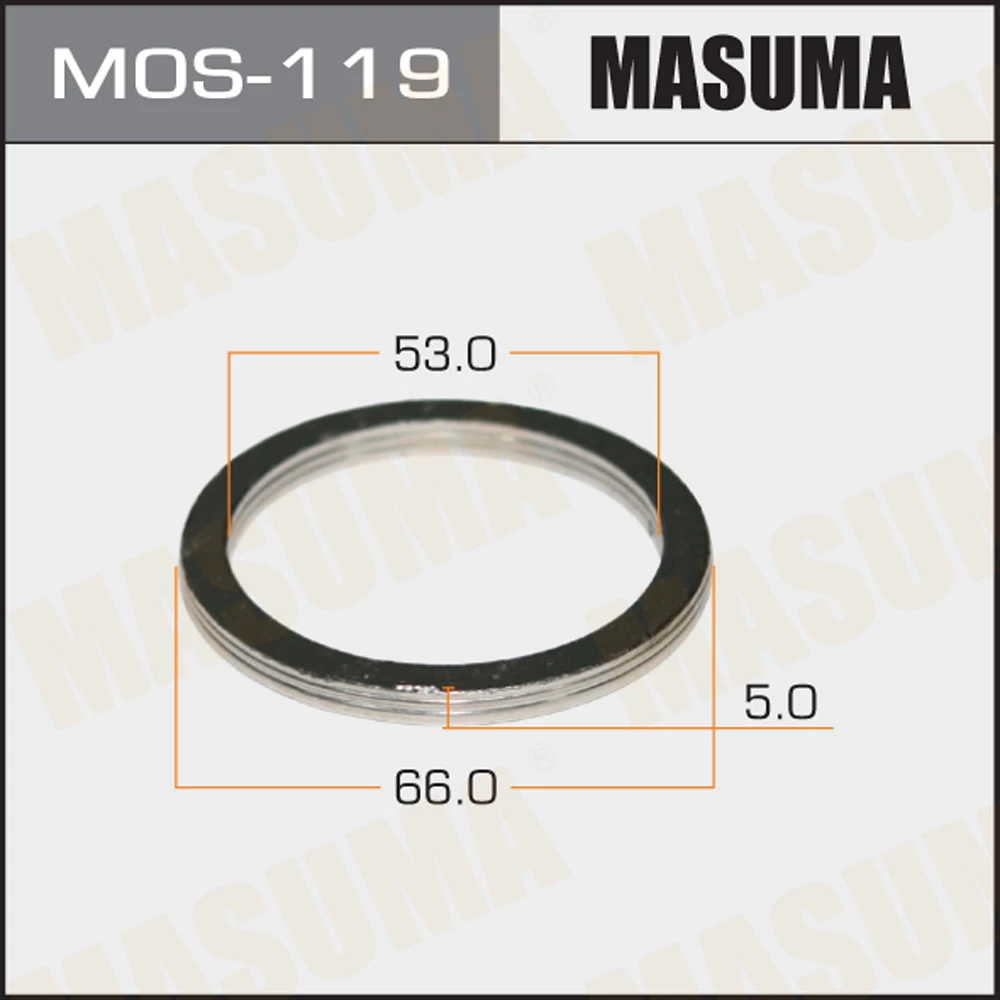Кольцо глушителя Masuma MOS-119