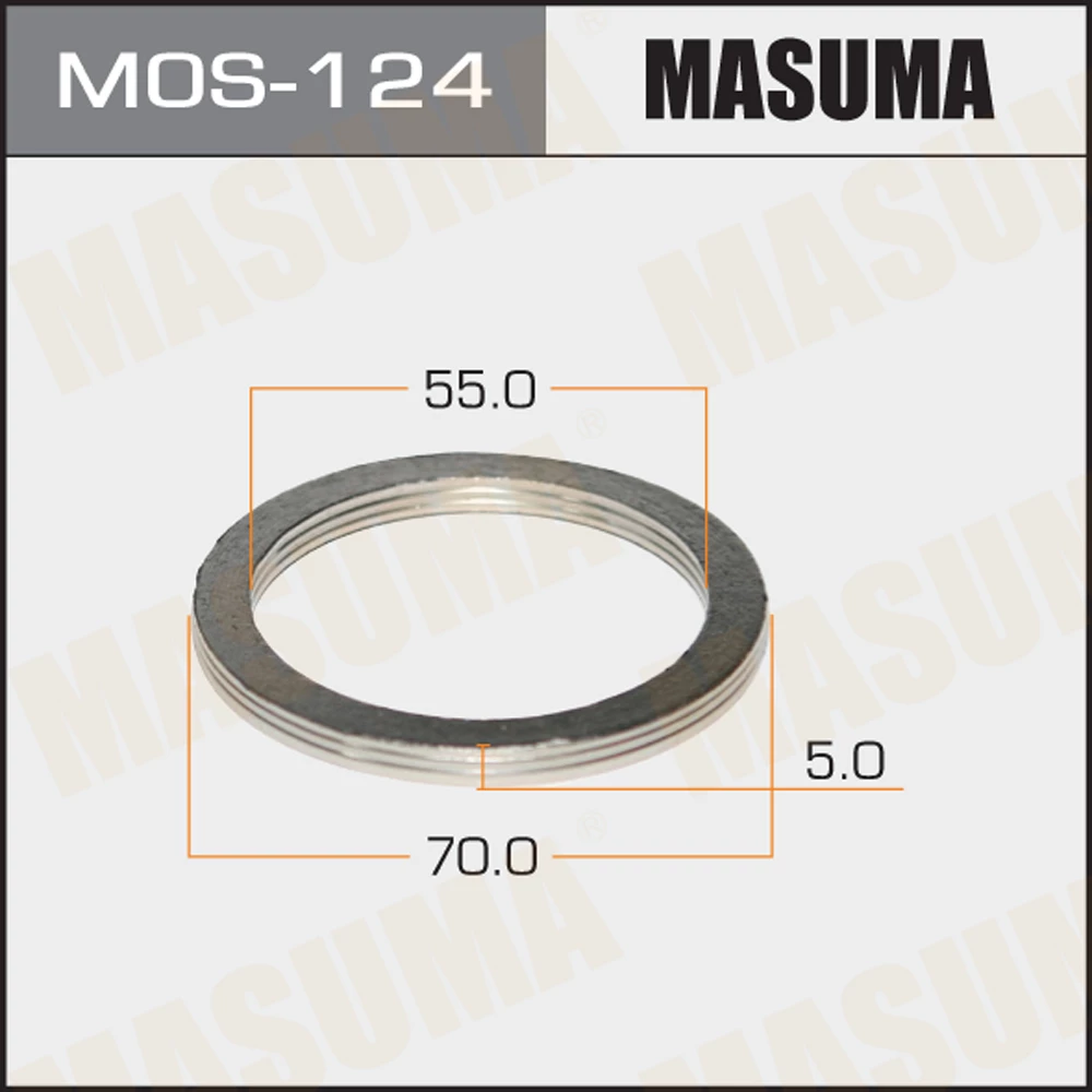 Кольцо глушителя Masuma MOS-124
