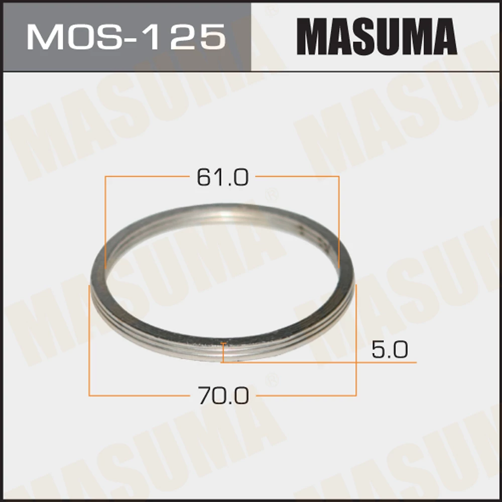 Кольцо глушителя Masuma MOS-125