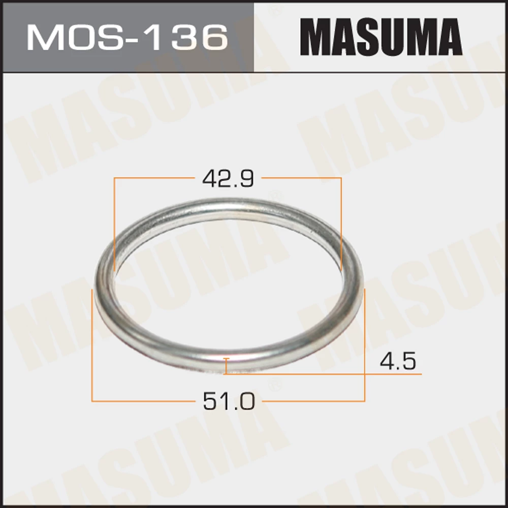 Кольцо глушителя Masuma MOS-136