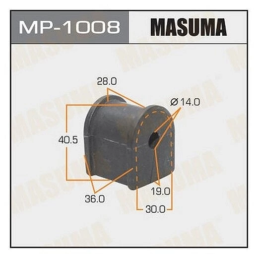 Втулка стабилизатора Masuma MP-1008