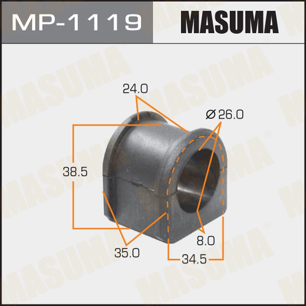 Втулка стабилизатора Masuma MP-1119