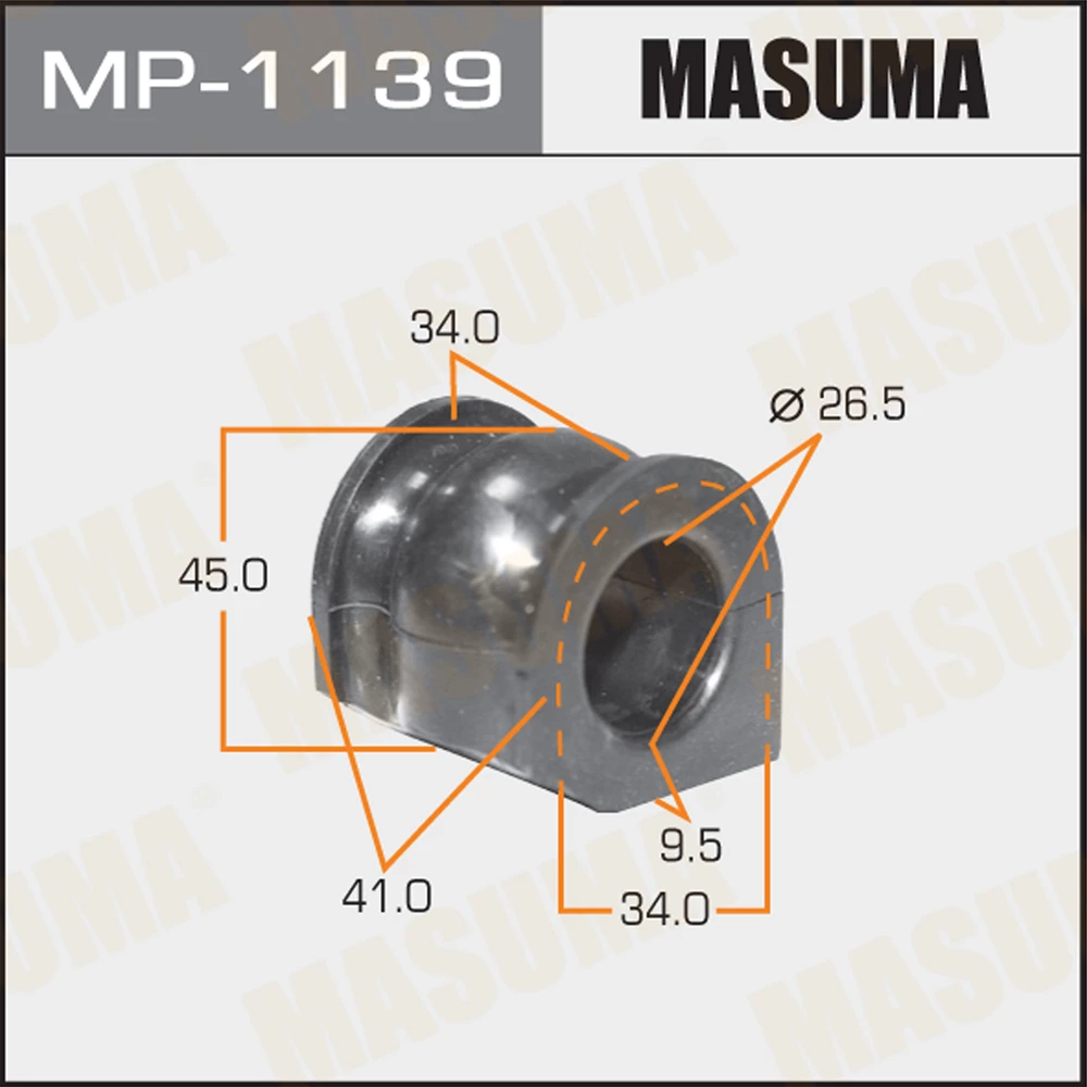 Втулка стабилизатора Masuma MP-1139